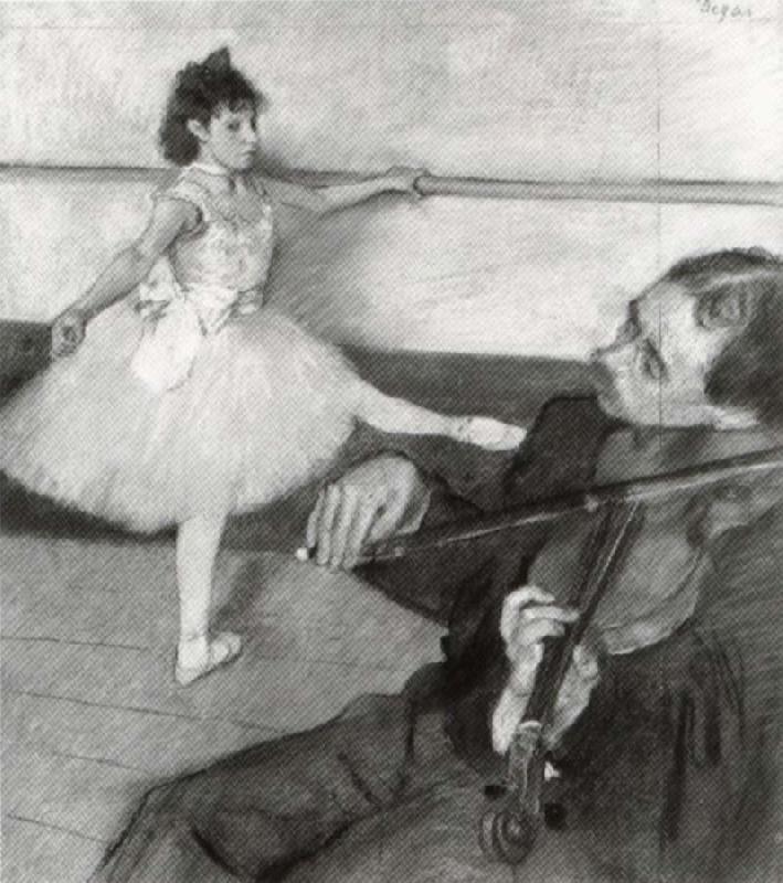Edgar Degas Portrait of a Dancer at her Lesson France oil painting art